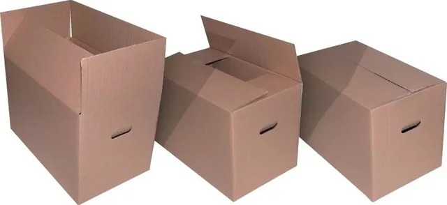 Cutii cu manere, 550 x 320 x 350 mm, 10 bucati/set