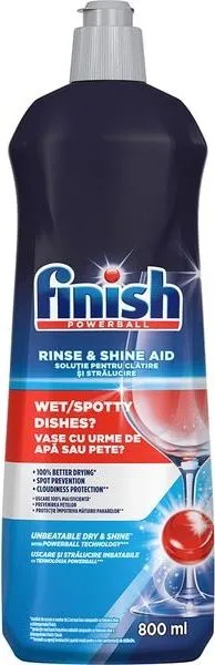 Solutie de clatire pentru masina de spalat vase Finish, 800 ml