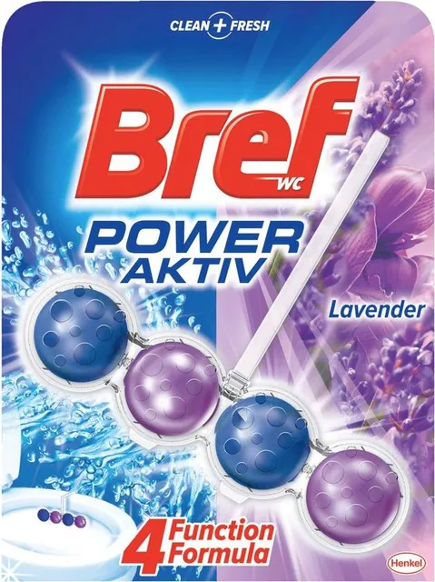 Odorizant WC bile Bref Power Aktiv Lavanda, 50g