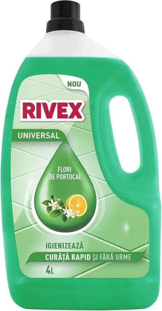 Detergent pardoseala, Rivex Casa, de portocale, 4 l