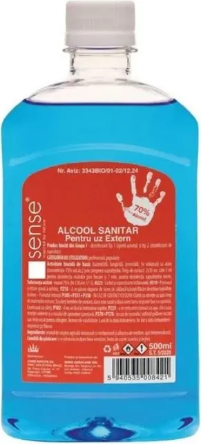 Alcool sanitar Sense, 500 ml
