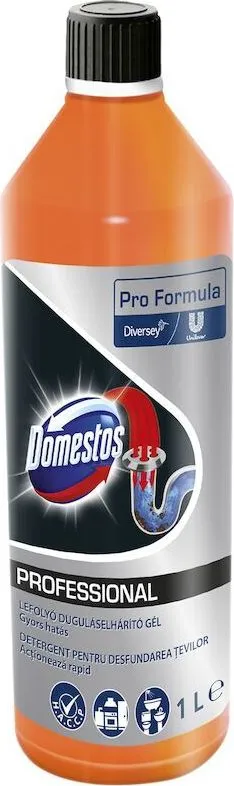 Domestos ProFormula gel pentru desfundarea tevilor, 1 l