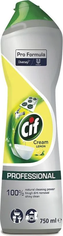 Crema De Curatat Cif Professional, Non-Abraziva Lemon, 0.75ml