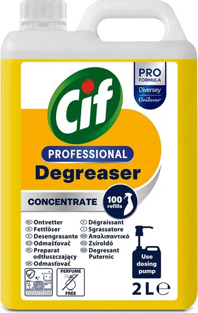 Detergent profesional concentrat Cif ProFormula, degresant, 2L