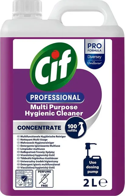 Detergent profesional concentrat Cif ProFormula, universal, 2L