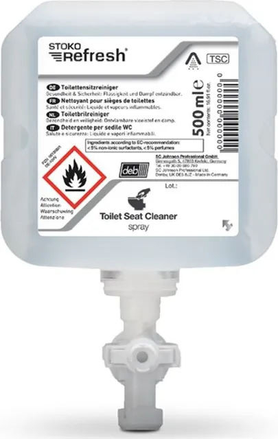 Rezerva SC Johnson Stoko Refresh pentru igienizarea colacului de toaleta, 500 ml