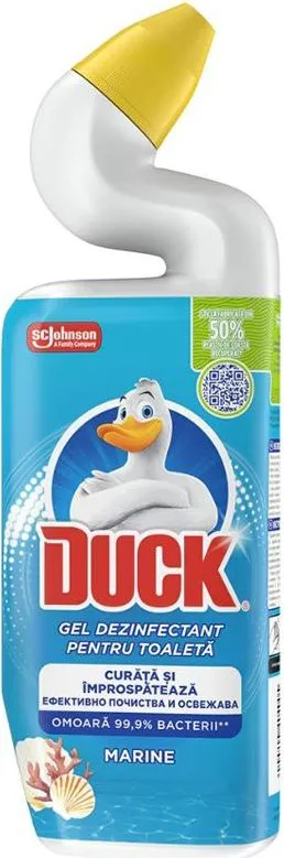 Gel pentru WC Duck Deep Action Marine, 750 ml