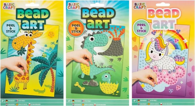 Set creativ pictura cu diamante Creative Craft, design dinozaur