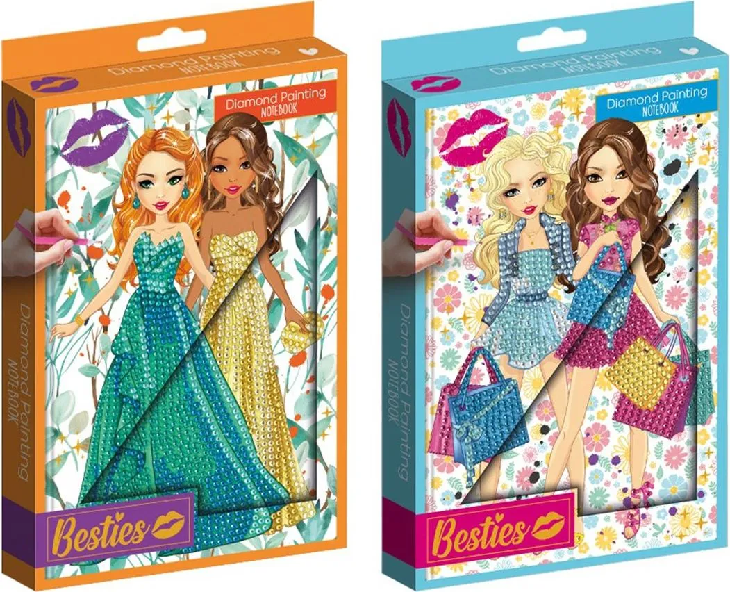 Agenda Creative Craft, A5, pictura cu diamante, diverse modele