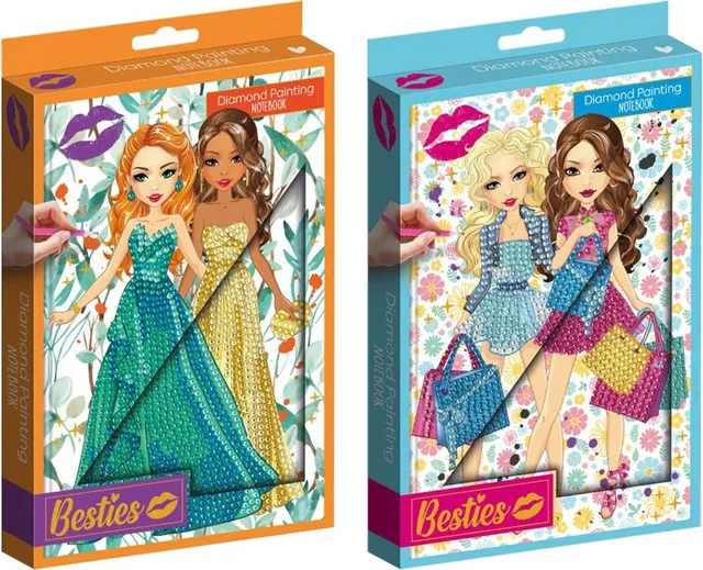 Agenda Creative Craft, A5, pictura cu diamante, diverse modele
