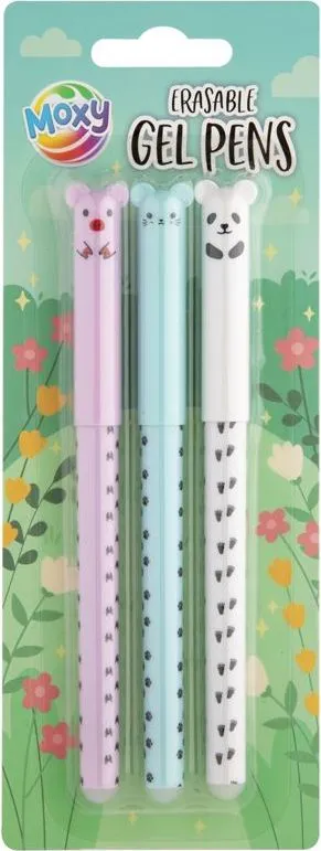 Set pixuri gel erasable Creative Craft, 3 bucati, 14.5 cm