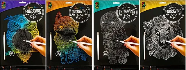 Set Creative Craft, de razuit A4, diverse modele