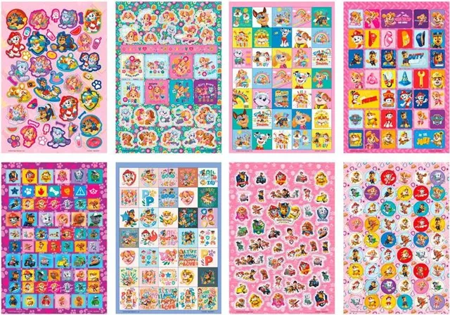 Carte cu stickere Creative Craft Paw Patrol, format A5, 8 file, efect glitter