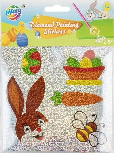 Pictura cu diamante Creative Craft, set 5 buc, tematica Paste