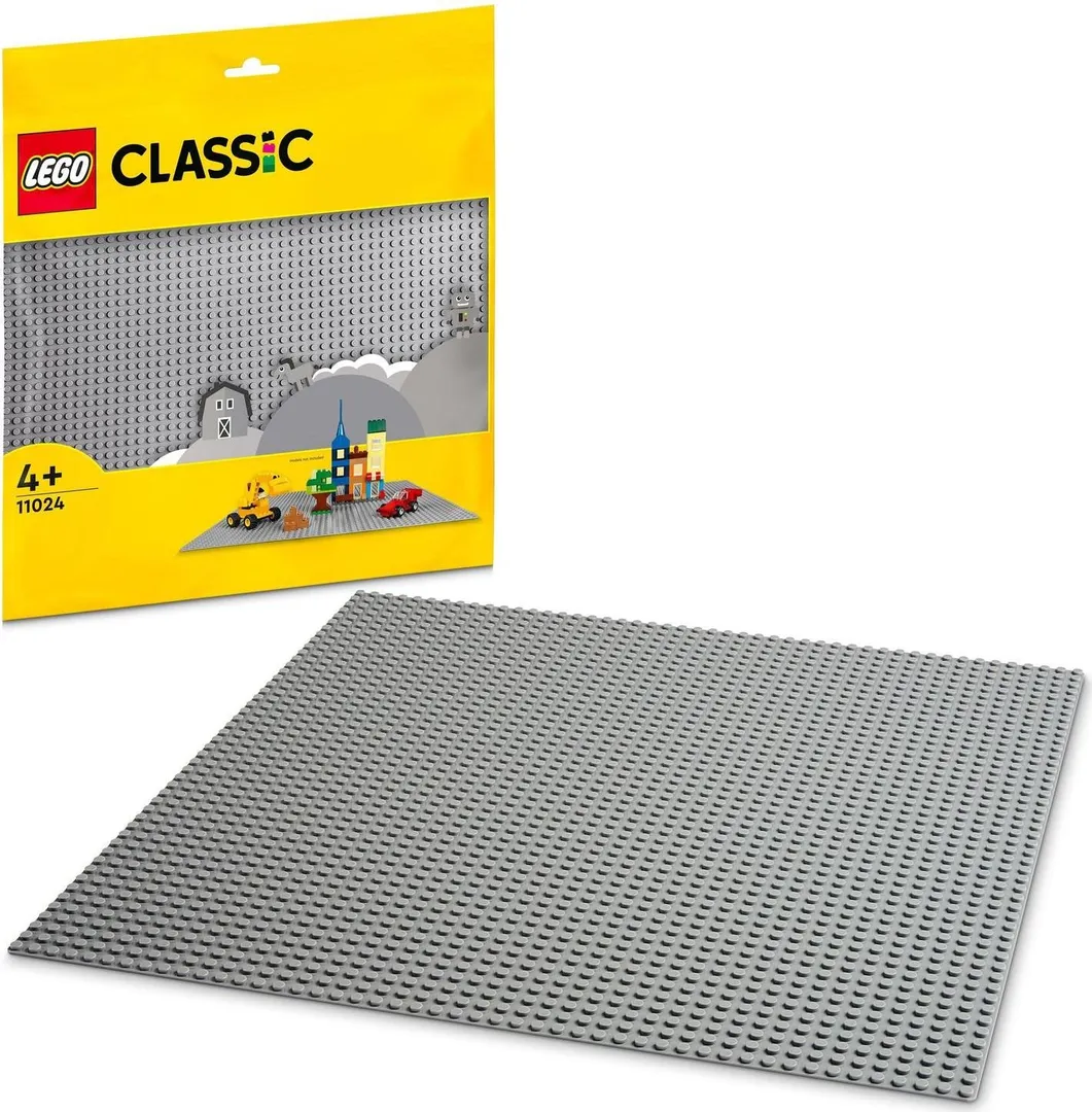 LEGO Classic, Placa de baza gri, numar piese 1, varsta 4+
