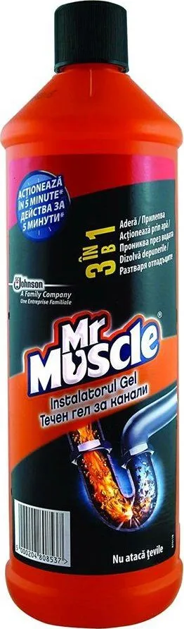Mr Muscle Instalatorul Gel, 1000 ml