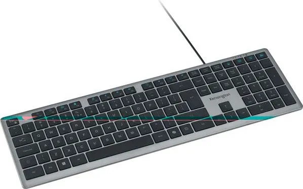 Tastatura Kensington EQ KB515, reincarcabila, cu fir de 150 cm, conexiune cablu USB-C