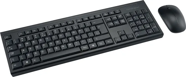 Kit tastatura + mouse Kensington EQ KM150, 2 baterii AA incluse, conexiune wireless, mouse reincarcabil