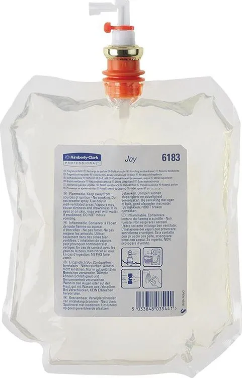 Rezerva odorizant Kimberly Clark Joy 300 ml, design minimalist, improspateaza aerul