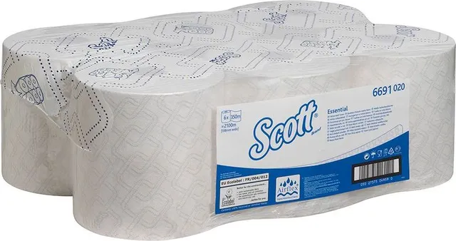 Rezerva prosoape in rola Kimberly-Clark Scott Essential, 1400 portii autocut, 6 role/bax