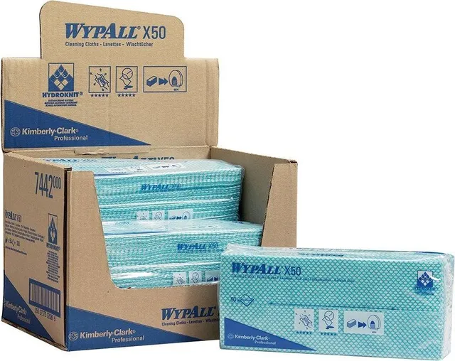 Lavete Kimberly-Clark Wypall X50, 50 bucati/set