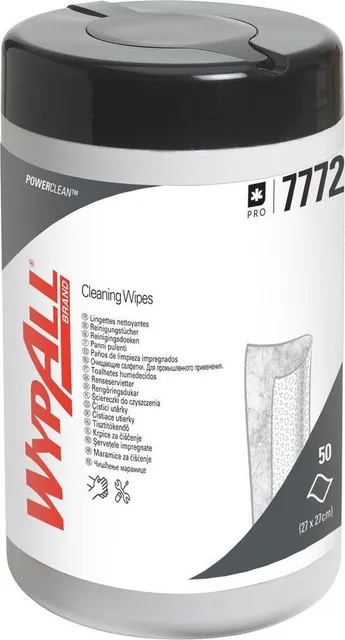 Lavete industriale preumezite Kimberly-Clark Wypall, verzi, 50 portii/set