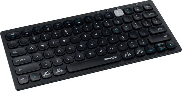 Tastatura Kensington, conexiune multipla, wireless sau bluetooth, indicator de baterie, negru