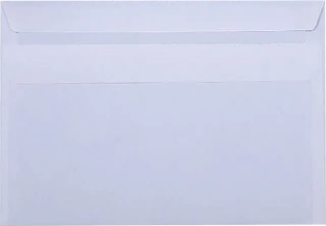 Plic C6, 114 x 162 mm, alb, autoadeziv, 80 g/mp, 25 bucati/set
