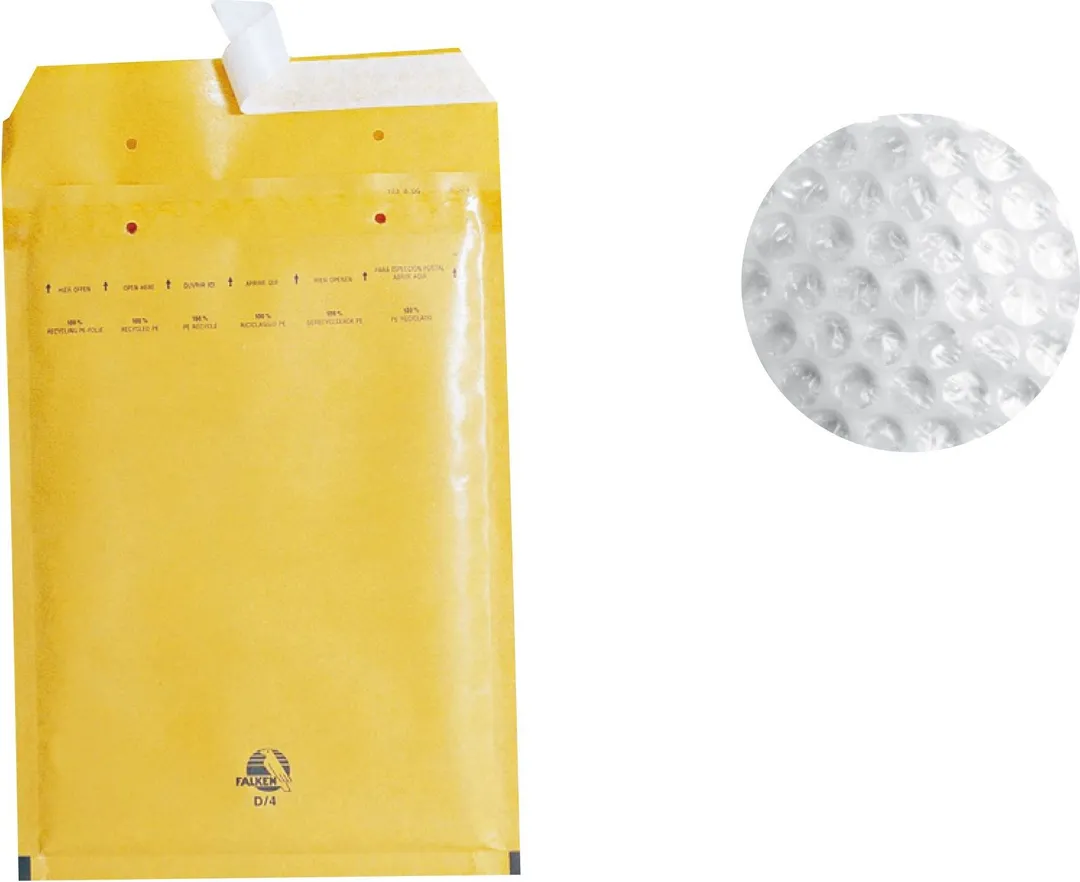 Plic cu protectie, 345 x 470, kraft, siliconic, 50 bucati/cutie