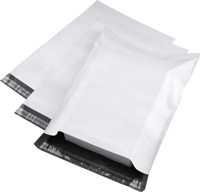 Plic curierat plastic PE, 60 microni, 350 x 450 mm, siliconic