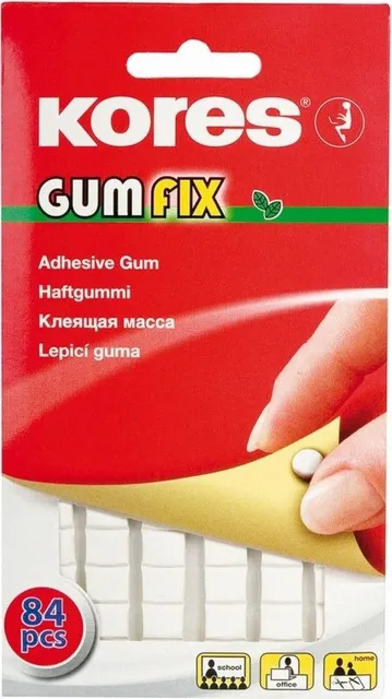 Pastile Kores autoadezive Gumfix, 50 g, 84 pastile