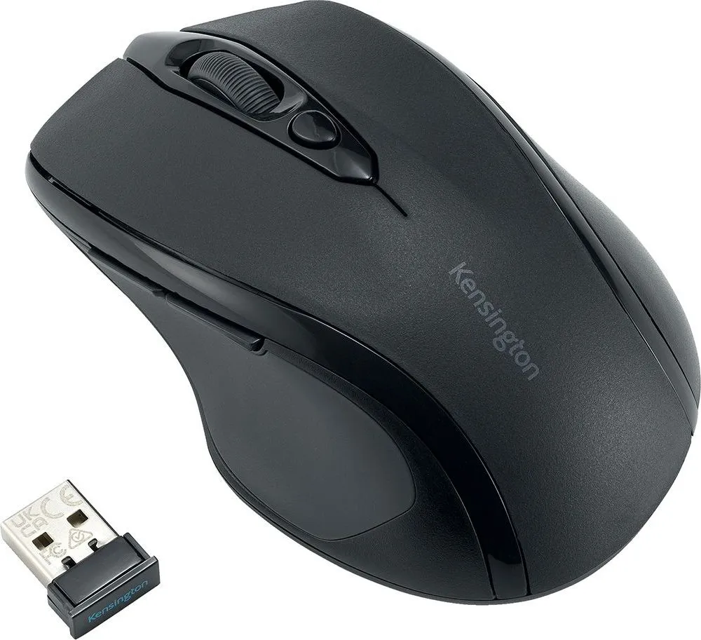 Mouse Kensington EQ MY310, conexiune wireless, dimensiune medie, plastic partial reciclat, negru