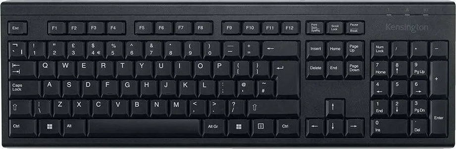 Tastatura Kensington EQ KB150, conexiune wireless, plastic partial reciclat negru