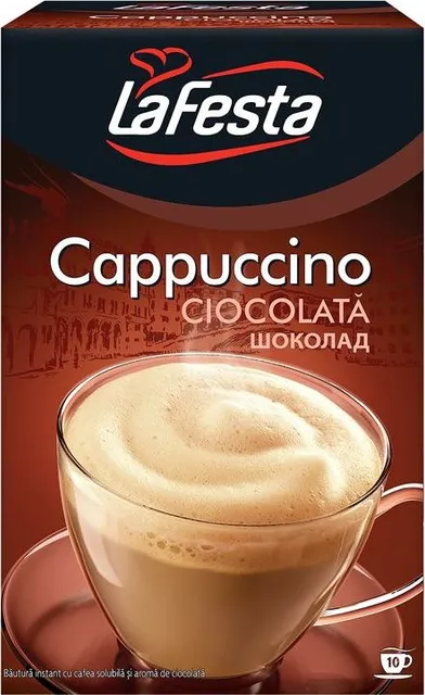 Cappucino La Festa Ciocolata, plicuri 10x12g