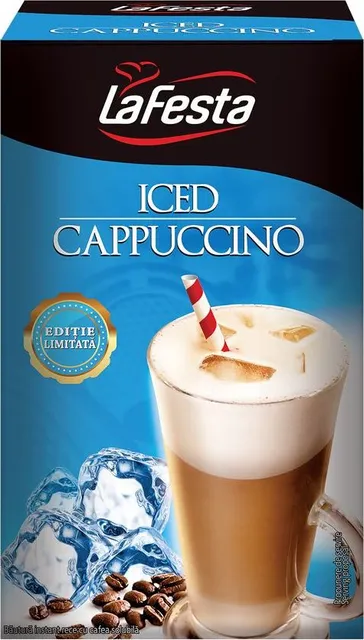 Cafea solubila La Festa, Iced Cappucino, plicuri 8x18g