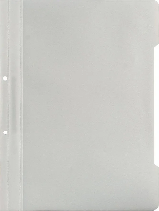 Dosar cu sina si 2 perforatii Noki, alb, 25 bucati/set