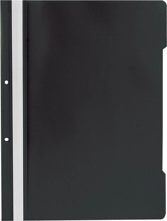 Dosar cu sina si 2 perforatii Noki, negru, 50 bucati/set