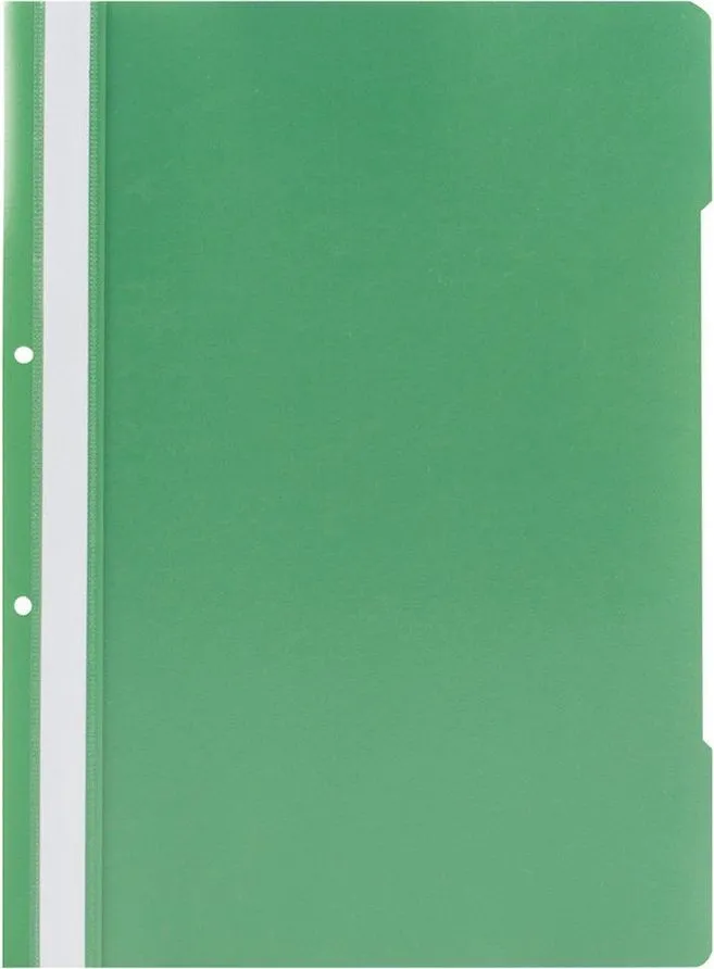 Dosar cu sina si 2 perforatii Noki, vernil, 50 bucati/set