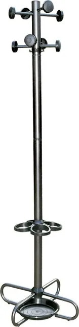 Cuier tip pom, metalic, negru