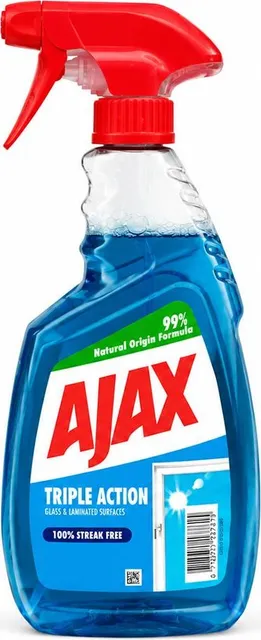 Spray pentru geamuri Ajax Triple Action, 500 ml