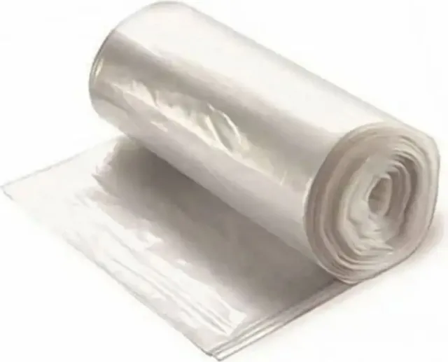 Saci menaj LDPE, transparenti, 70x110cm, 110 litri, 10 buc/rola
