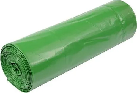 Saci menaj LDPE, verde, 120L, 70x110 cm, 10 bucati/rola