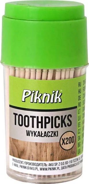 Scobitori Piknik, tub, 200 bucati
