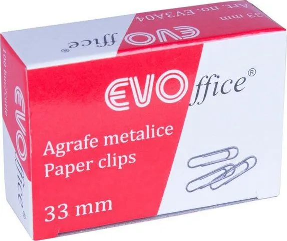 Agrafe 33 mm, zincate, 100 bucati/cutie