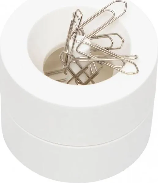 Dispenser agrafe MAUL, din plastic reciclat, alb