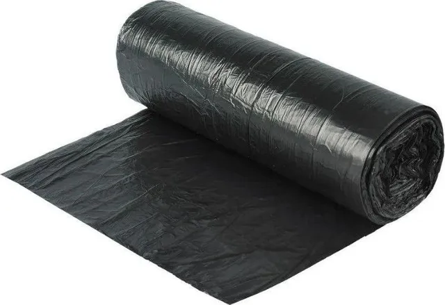 Saci menaj LDPE, negri, 50x75 cm, 35 litri, 20 bucati/rola
