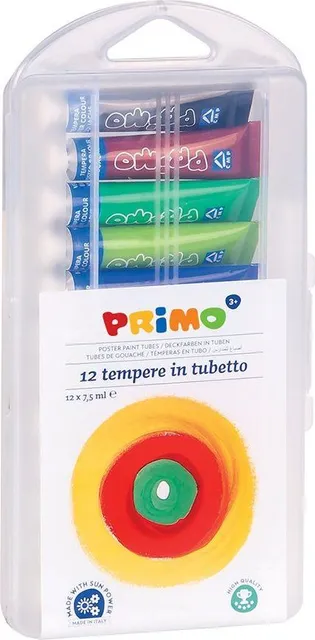 Tempera Morocolor Primo, 7.5ml, 12 culori