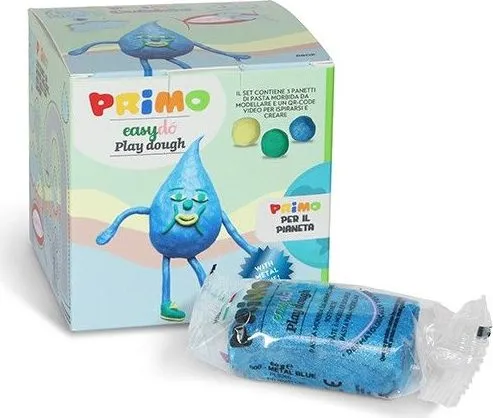 Cub creativ Morocolor Primo Cubido plastilina, 3 culori a 60 g, design picatura