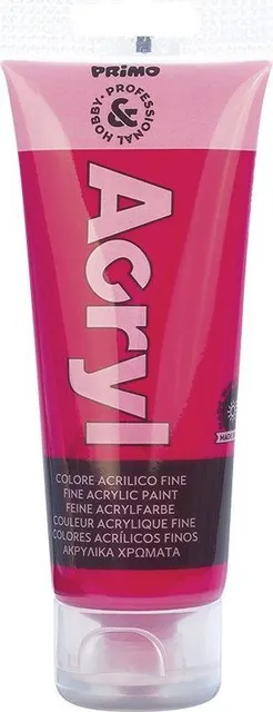 Tempera acrilica Morocolor Primo 75 ml rosu carmin