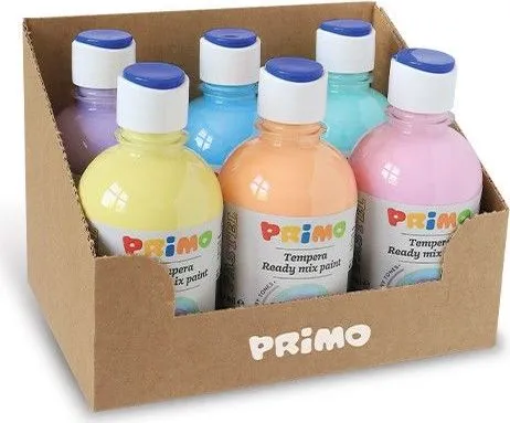 Set 6 tempera pastel Morocolor Primo, 300ml